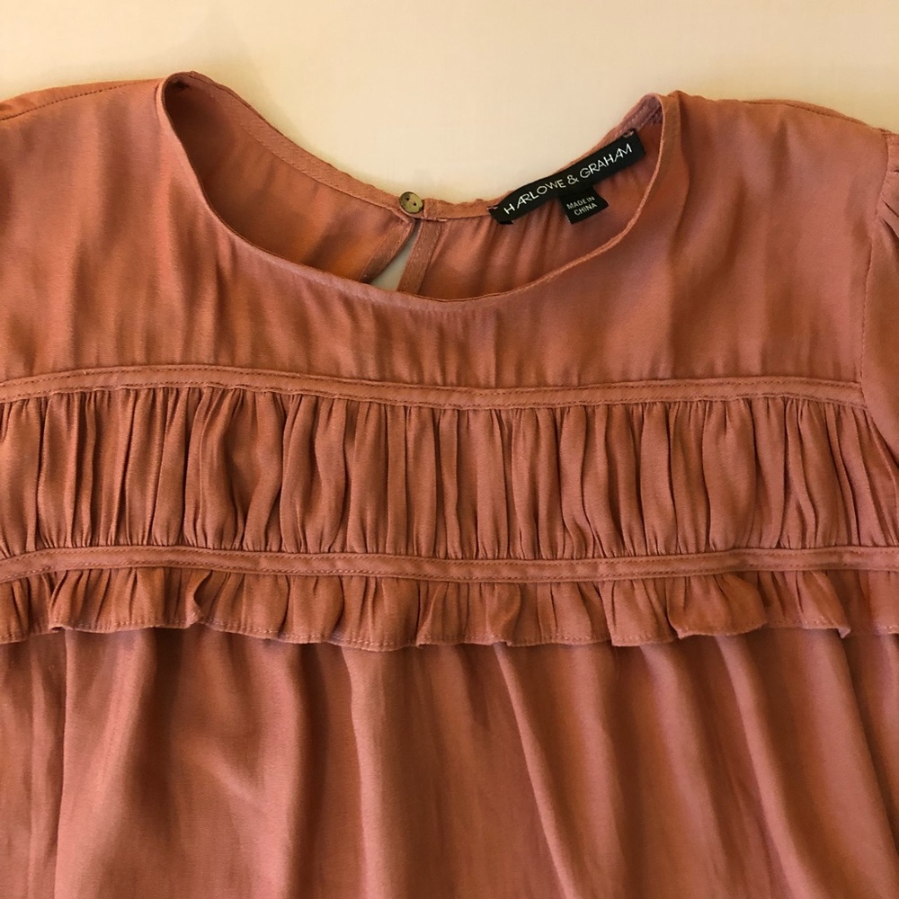 Harlowe & Graham Ruffle Top - Picture 3 of 8